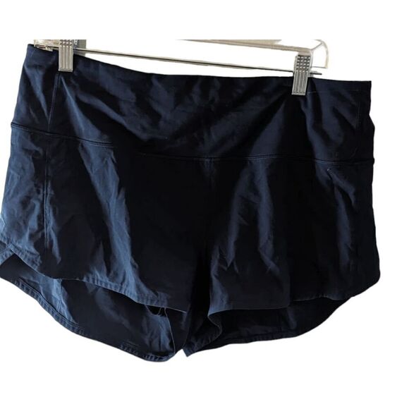 LULULEMON ATHLETICA Speed Up Short High-Rise '2.5" in True Navy Size 12 - Picture 3 of 4